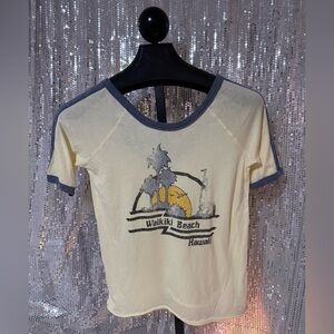 We the Free Waikiki Beach Hawaii Graphic Tee, size M🏝️